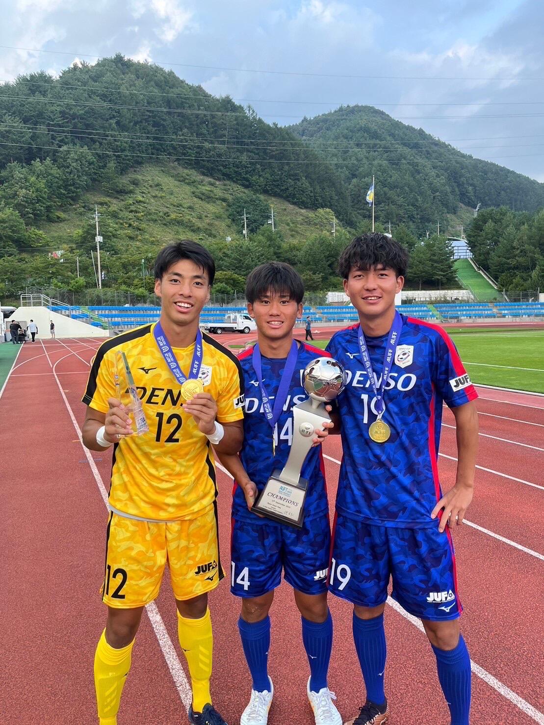 体育会サッカー部　U-20全日本大学選抜のメンバーとしてアジア大学サッカートーナメントに参加